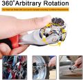 TD Universal Wrench 48 in 1 - Multifunction Socket Spanner Wrench Tool with 360 Degree Rotating Heads - Multipurpose Handy Adjustable Tools For Auto Home Outdoors Indoors Works More - Durable & No Slipping - Best Stainless Steel Wrenches. 