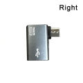 OTG Cable Adapter 4K 90 Degree Left Angle Powered Micro USB To USB OTG Adapter For TV Tablet Fire TV Stick 4K Demoo. 