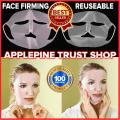Face Slimming Mask Reusable Moisturizing Silicone Face Cover Beauty Shaper Shape Chin Forehead Lips. 