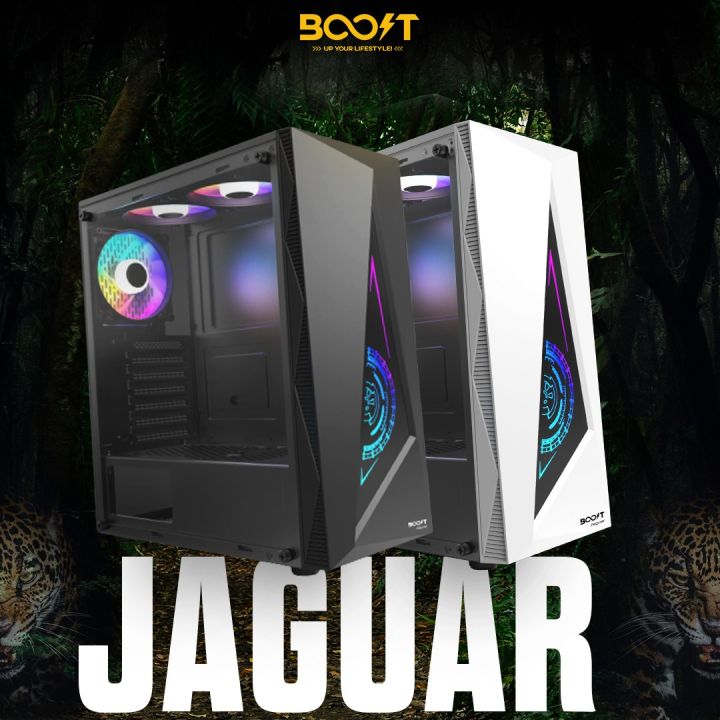 Boost Jaguar PC Case With 3 RGB Fans