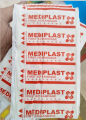 Pack of 100 Strips Mediplast First Aid Bandages Adhesive Antibacterial Bandage 19mm X 72mm. 
