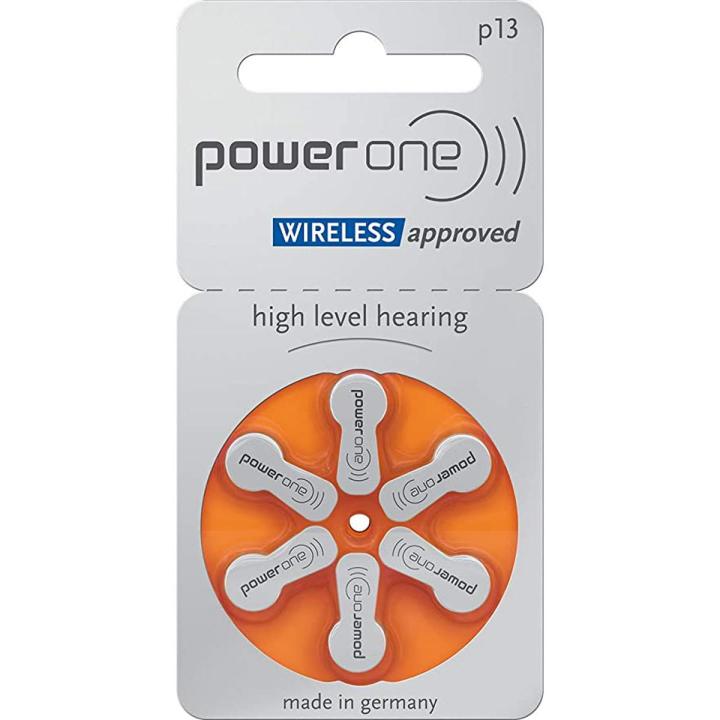 Power One Hearing Aids Batteries / Power One Hearing Aid Battery Size # 13 Orange