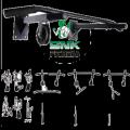 5 in 1 Chin up Bar / Pull up Bar Fitness Accessory for Home Gym 5 in 1 Wall Mounted Dynamic Pull up and Chin up Bar Multi Fitness Accessory for Home Gym (Black). 