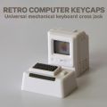Macintosh Keycaps Magnetic Custom classic retro apple Translucent Mechanical Keyboard Keycaps. 