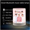 BTS Touch Lamp LED Music Speaker Chargeable for KPOP Fans (Printed). 