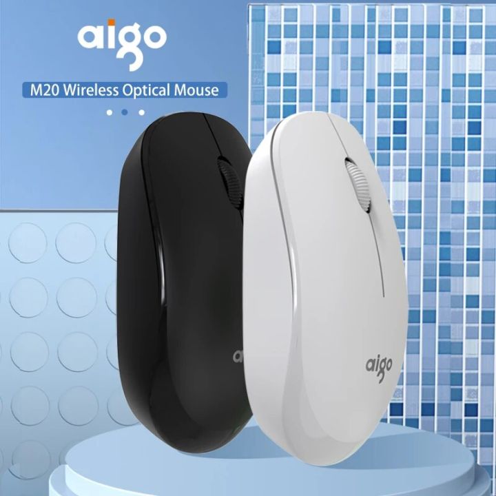 Aigo M20 Wireless Mouse Portable Magic Silent Ergonomic Mice For Laptop iPad Tablet Notebook Office Gaming Mouse