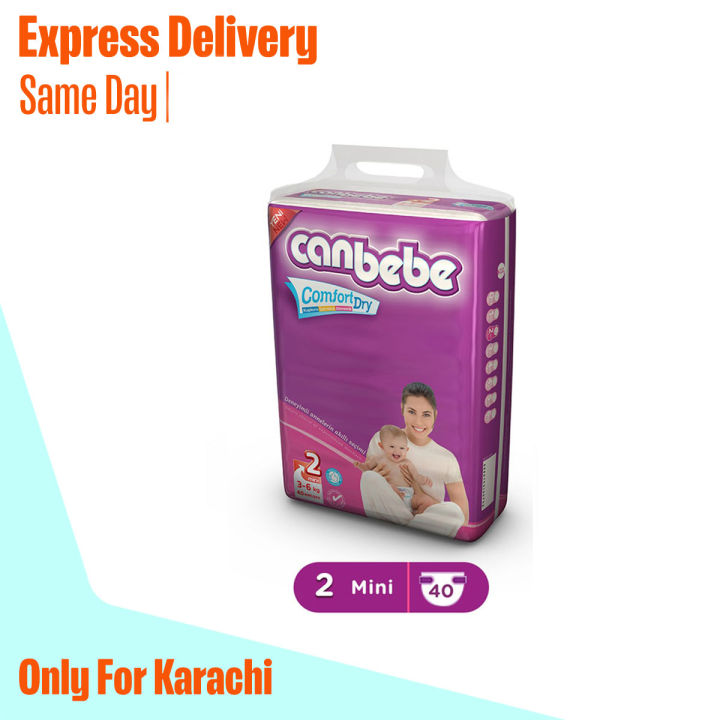 Canbebe Super Mini (Size2, Belt, 3-6KG, 40Pcs)