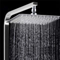 Large Square Shower Head, 6 Inches rain shower head 6x6, High Pressure Ultra Thin Rainfall Bath Shower Head with Silicone Nozzle, Rotatable Rainfall Shower Head, Bathroom Top Spray Head. 