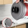 1.4L Fryer Oil Filter Pot | Carbon Steel Body with Stainless Steel Strainer & Lid | Kitchen Oil Storage Jug. 