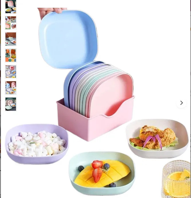 10Pcs%20Multi-function%20Plate%20Set%20(Plastic)Durable%20Lightweight%20Plastic%20Plates%20-%20Perfect%20for%20Snacks,%20Meals,%20Indoor%20&%20Outdoor%20Use%20High-Quality%20Plastic%20Plates%20with%20Anti-Slip%20Base%20for%20Home,%20Camping%20&%20Picnics%20-%20Image%204