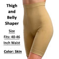 Best Quality Slimming Shorts for Women Multi Purpose Postpartum Tummy Tucker Seamless Half Body Shaper for Women Slim Tummy Control Shapewear Belt Free Size Slimming Waist Shapewear with High Waist Belt for Belly Fat Pants Fits 60 -110 KG 32-46 Inch-Waist. 