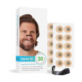 Zishfas Anti-Snoring Nasal Strips with Magnetic Nose Patches for Improved Breathing, Sleep Enhancement, and Nasal Dilator, Set of 1 for Men and Women. 