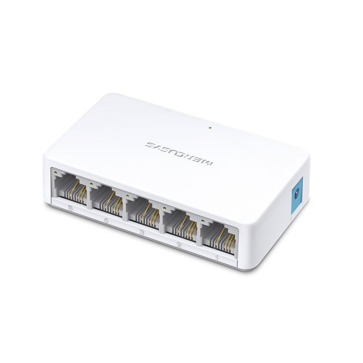 MERCUSYS%20MS-105%205-Port%2010/100Mbps%20Desktop%20Switch%20Green%20Ethernet%20technology%20-%20Image%202