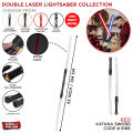 Star Wars Lightsaber Forge Darth Maul Double-Bladed Electronic Blue & Red Lightsaber Toy For Kids Sound Lightsaber_Sword Toys For Boys & Girls, 2 in 1 Swordss, Pretend Play Action Toys, Children Role Play. 