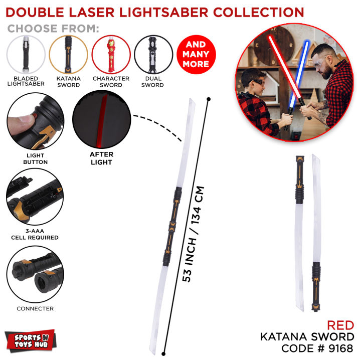 Double lightsaber toy deals