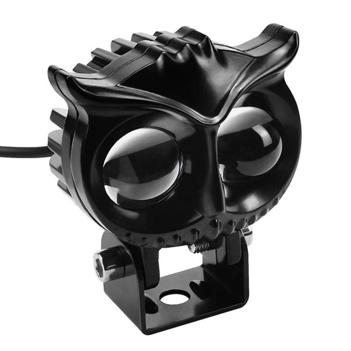 Bike Light - Bike Parts - Motorcycle Light - 70cc Bike Parts - Police  Light - Bike LED Light - Moter Bike Light - Bike LED Headlight - Bike  Front Light - - 1pcs Owl Design - Metal Body Dual Color - 125 Bike Accessories - CD 70 Bike Accessories