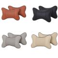 2 pcs Car Seat Pillow Neck Support Travel Pillow Breathable Car Head Neck Rest Cushion Headrest Auto Car Safety Pillow brown. 