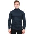 Utopia - Men T-Shirt Hi Neck Cotton Blend Interlock Long Sleeves T Shirt. 