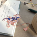 Bookmark Stationery Eye-catching Bookmark Metal Retro Book Clip. 