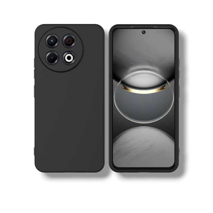 Tecno Spark 30 Pro Back Cover Soft Matt Official Clothe Inside Liquid Silicon Case Camera Protection Phone Case for Tecno Spark 30 Pro