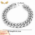 Super Charm Bracelet Fine Workmanship Cuban Link Chain Men Bracelet. 