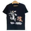 Tom & Jerry Black Boys Tshirts. 