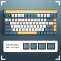 iQunix A80 Gaming Keyboard, 2.4G Wireless Mechanical Keyboard with Cherry MX Red Switch, Compact 83 Keys Without Backlit Hot Swappable Keyboard for Windows/Mac/Android/iOS. 