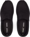TOMS Black Canvas Slip-On Shoes for Women - Men - Comfortable Casual Loafers - Lightweight & Breathable - Trendy & Stylish Flat Shoes for Daily Wear. 