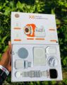 X8 Unique Combination Smart Watch Ultra 49mm Big Display With One Strap , Airpods Pro , Line Of Data Type C To Lightning , Wireless Charger , Watch Wireless Charger , Charging Adopter , External Battery , All in one BOX. 