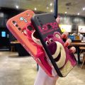 YIWESAN Case For vivo Y12 Case With Fashion Cartoon Lucky Lotso Bear New Design Shockproof Phone Casing Full Back Cover Camera Side Edge Soft Silicone Pattern Case Protection Cases Back Softcase. 