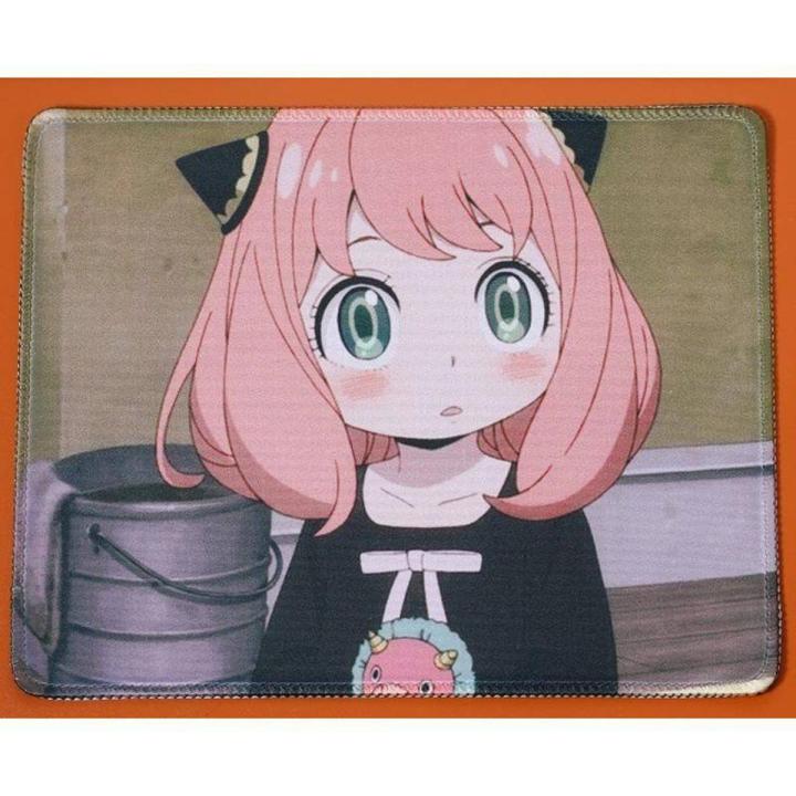 Anime SPY×FAMILY Loid Forger Anya Forger Yor Forger Universal Anti-slip Mouse Pad Leather Gaming Mice Mat Desk Cushion Fashion Comfortable For Laptop PC MacBook kids gift