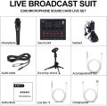 ENCORE 300 MICROPHONE V8 Multifunctional Live Intelligent Volume Adjustable Audio Mixer Sound Card for Computer PC with Microphone And Aluminum Box ORIGINAL UK ZONE STOCK. 