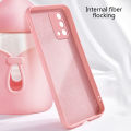 Biruiqu For Oneplus Nord N200 5G Case Liquid Silicone Soft Gel Rubber Shockproof Cover. 