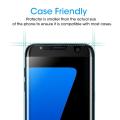 Galaxy S7 edge Full Glue Tempered Glass Screen Protector, [Case Friendly][100% Touch Sensitivity] Anti Scratch/Fingerprint For Samsung Galaxy S7 edge 5.5 inch(Black). 