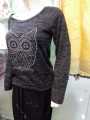 Black color sweater for females in woolen material by AAIMAs. 