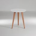 Side Table Round Coffee Table (stool) , White Table. 