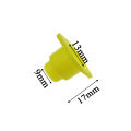 100pcs Queen Bee Honey Plastic Nicot Rearing Brown Egg Larva Cell Cup Holder Breeding Raising Beekeeping Tools Supplies. 