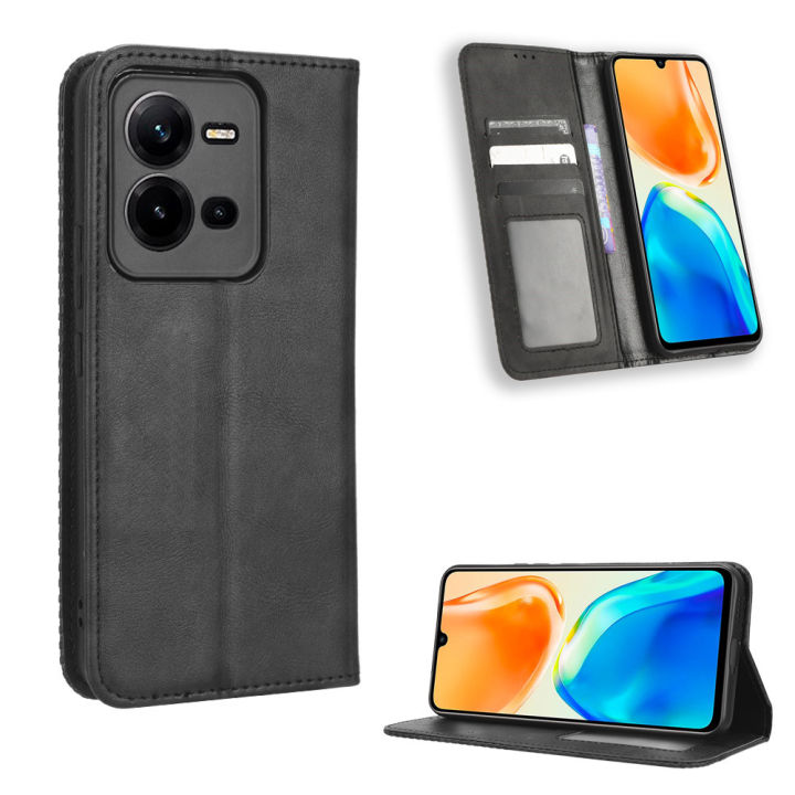 Phone Bag Vivo Xvo X80 For Vi Lite Phone Case Luxury Flap PU Leather Wallet Magnetic Attachment Case For 80Lite