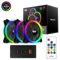 DarkFlash Aurora DR12 Pro 120mm RGB LED pc computer Case Fan Radiator water cooling cpu cooler argb fan heatsink 12cm ventilado. 