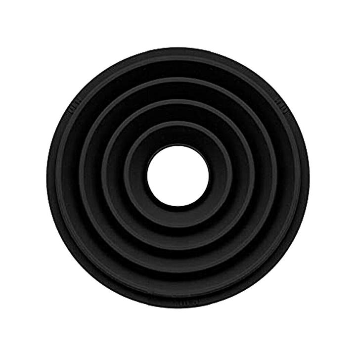 Lens Anti-Reflection Cover Long Lifespan Easy to Install Rubber Camera Lens Threaded Hood