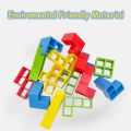 Techmanistan Tetra Tower Stacking Blocks Balance Game - Tetra Tower Game, Russian Building Blocks Game Stacking Game. 