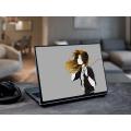 Headphone girl/ Art girl wallpaper  Laptop Skin Vinyl Sticker Decal, 13 13.3 14 15 15.4 15.6 inch Laptop Skin Sticker Cover Art Decal Protector Fits All Laptops. 