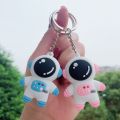 Creative Astronaut Doll Keychain创意太空人宇航员公仔钥匙扣少女毛球背包挂件情侣公仔挂饰小礼物. 