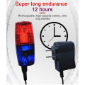 (New) red & blue LED Houlder warning light Houlder clip light anitation worker afety patrol alarm Flah ignal Trobe lamp-vintage choice. 