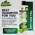 Pansar Essential Aloe Vera Herbal Shampoo for Hair Growth Hair Fall Control Dandruff Dry Scalp and Curly Hair. 