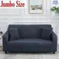 5 Seater (3+1+1) Sofa Cover Set Jumbo, Standard Size 5 Seater Sofa Cover Stretchable Jersey Solid Color Elastic Fitted Sofa Covers & Couch Covers. 