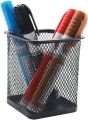Pen basket pencil Holder Desk Metal Mesh Square  Pen Box Black Mesh Metal Steel Pen stand, Stationary Basket, Pen Holder, Pencil Holder for Girls, School, Office, Study Table, Desk, Stationary Organizer, Pen Box Pencil Box, Table Organizer, Desel. 