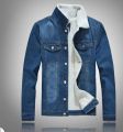 New Jeans jacket Sherpa Denim Jacket with White Fur. 