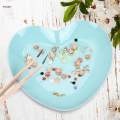 Heart Shape Jewelry Storage Tray Rings Earrings Necklaces Organizer Metal. 