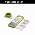 5-in-1 Multifunctional High-Quality Vegetable & Fruit Slicer with Five Changeable Blades Hand Protector Made Slicing Effortless Kitchen Gadget Manual Vegetable Slicer Cutter Potato Shredders Garlic Carrot Grater Chopper Salad Cutter - Simple and Easy Use. 